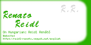 renato reidl business card
