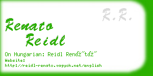 renato reidl business card